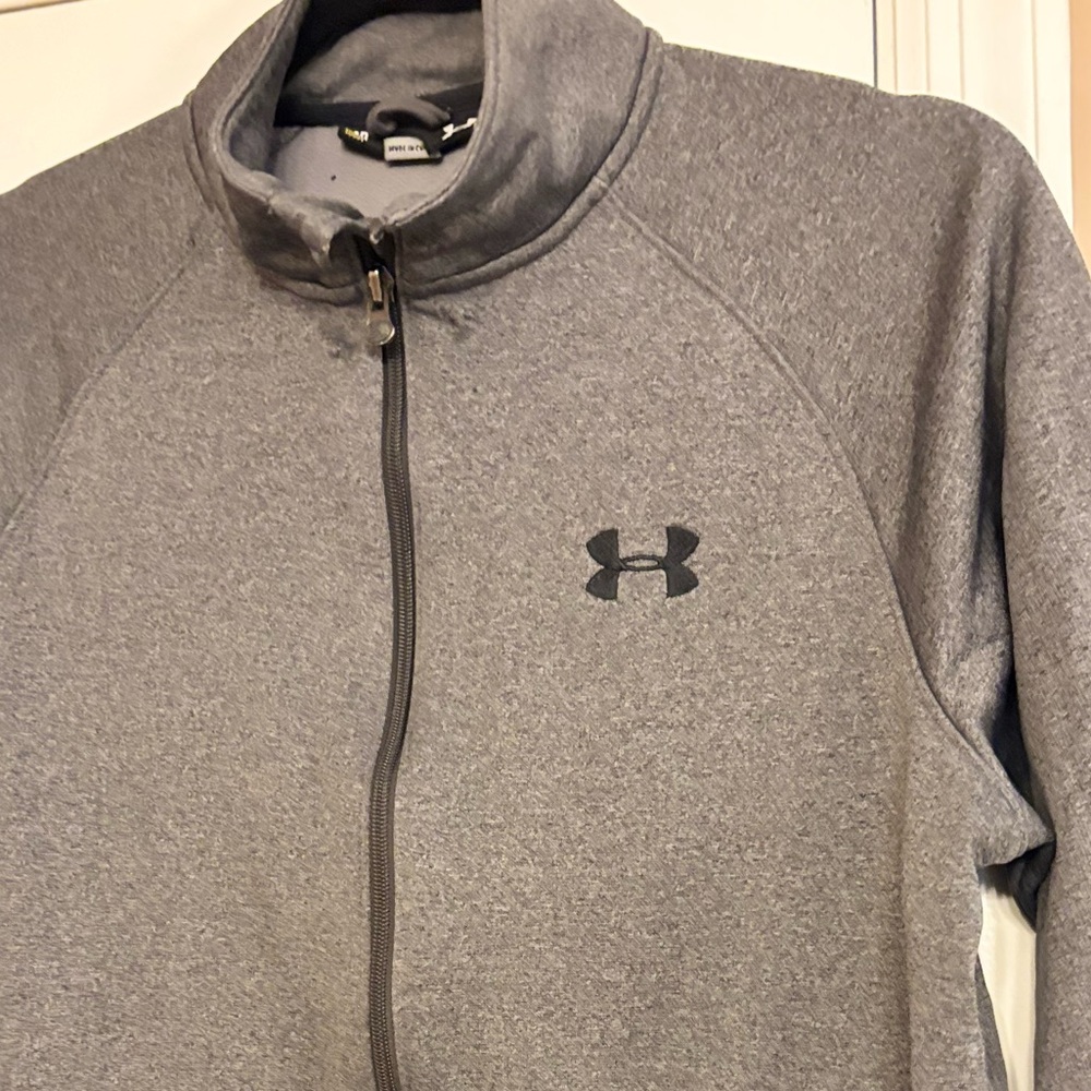 Under Armour,gray jacket size medium